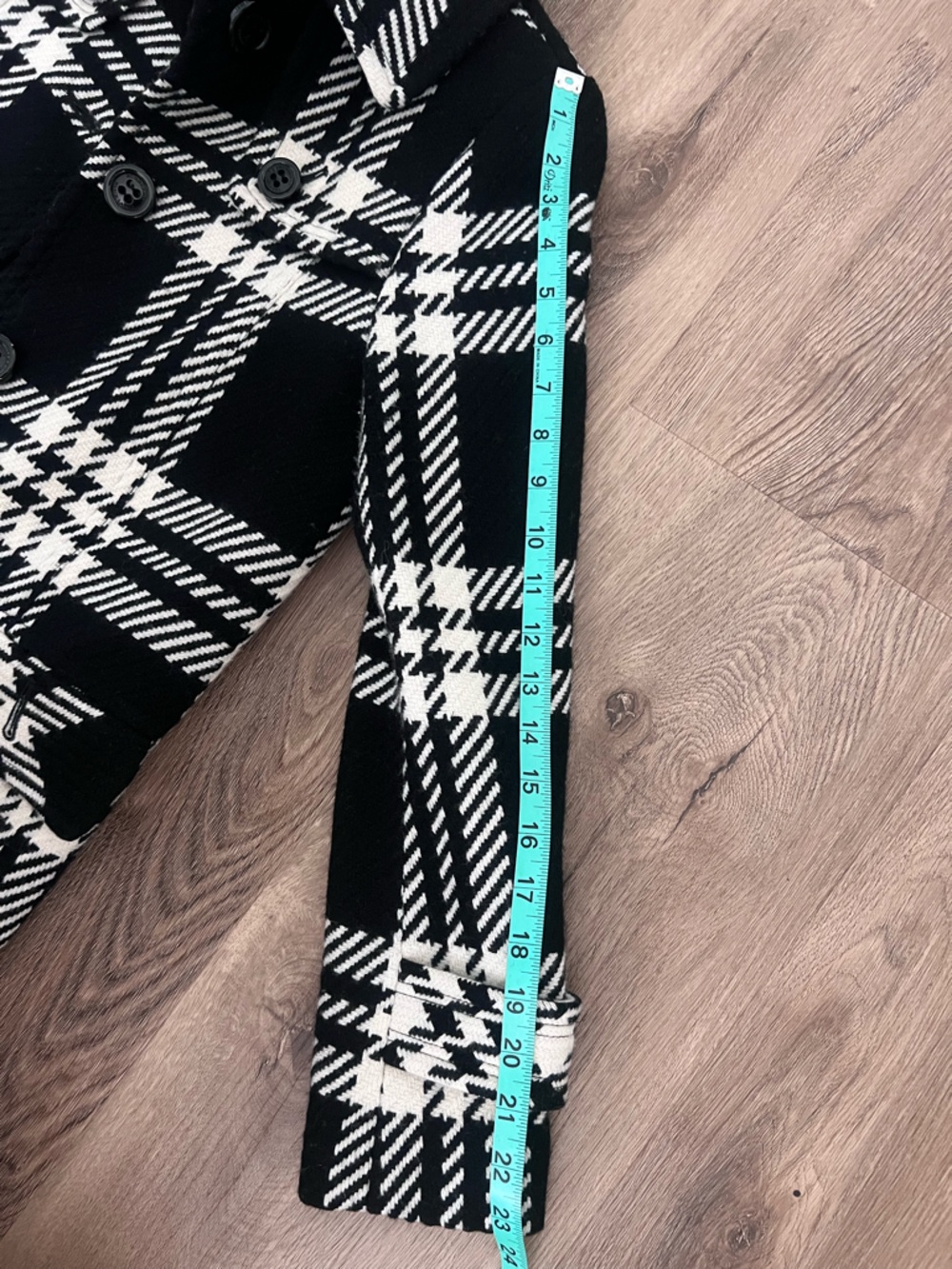 Burberry Blue Label Plaid Coat - Picture 6 of 7